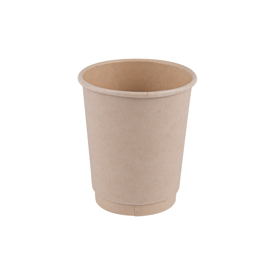12 oz (420 ml) Bamboo Pulp Fiber Paper Cup med PLA-belegg