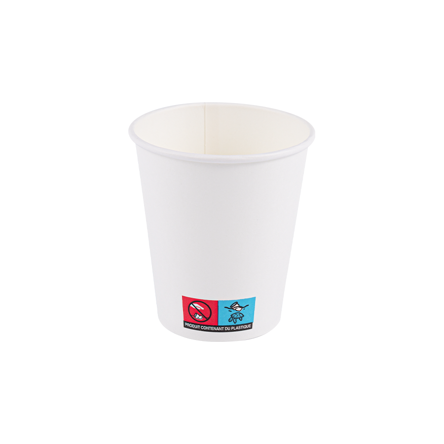 7,5 oz engangspapirkopp med én vegg for automatisk salgsbeger