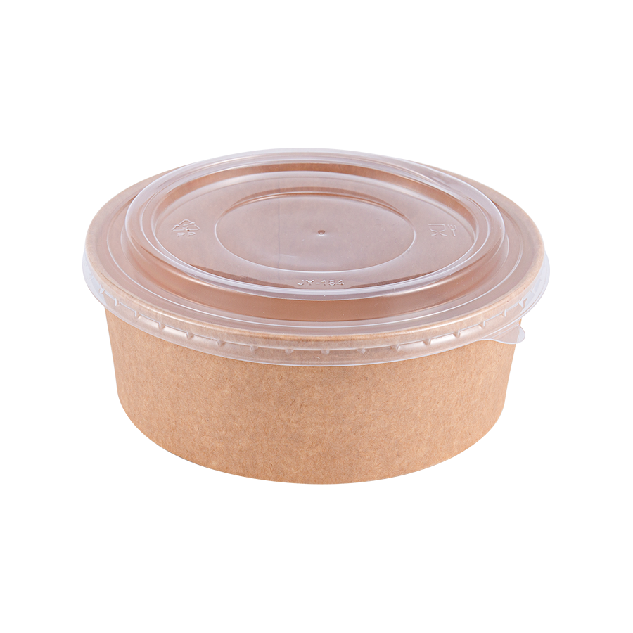 500 ml fettbestandig kraftpapirskål med 150 mm åpningsdiameter